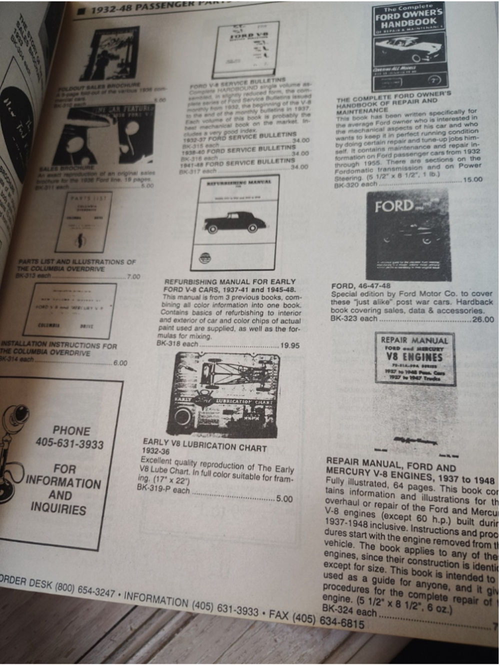 Vintage 1932-1948 Passenger & Pickup & Part Catalog Obsolete Ford Parts Inc Plus - Picture 7 of 12